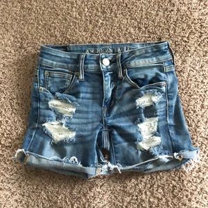 american eagle holy jean shorts